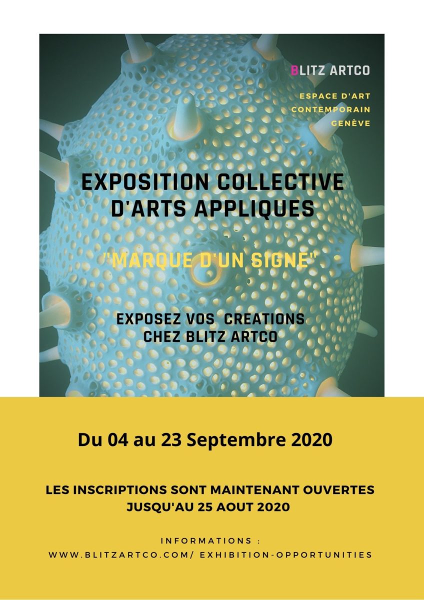 Appel au créateurs exposition collective Genève