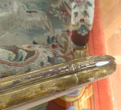 fauteuil à la Reine Louis XV restauration conservation
