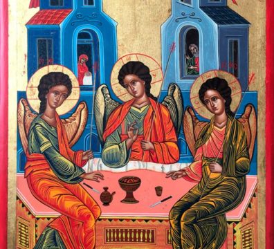 icône orthodoxe sainte trinité