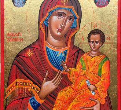icône orthodoxe vierge enfant