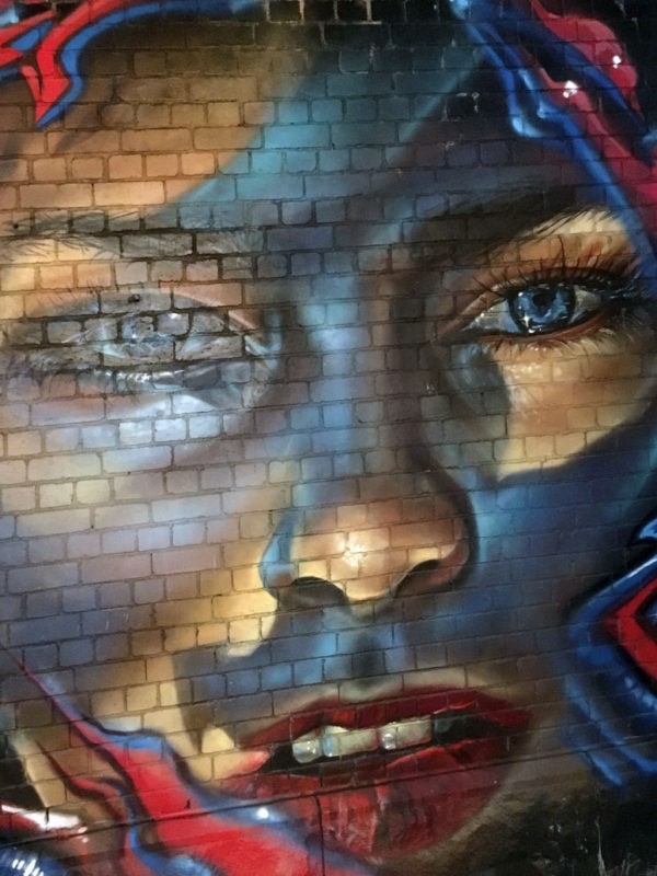 Photographie street art visage femme Urban Australian Soul IV