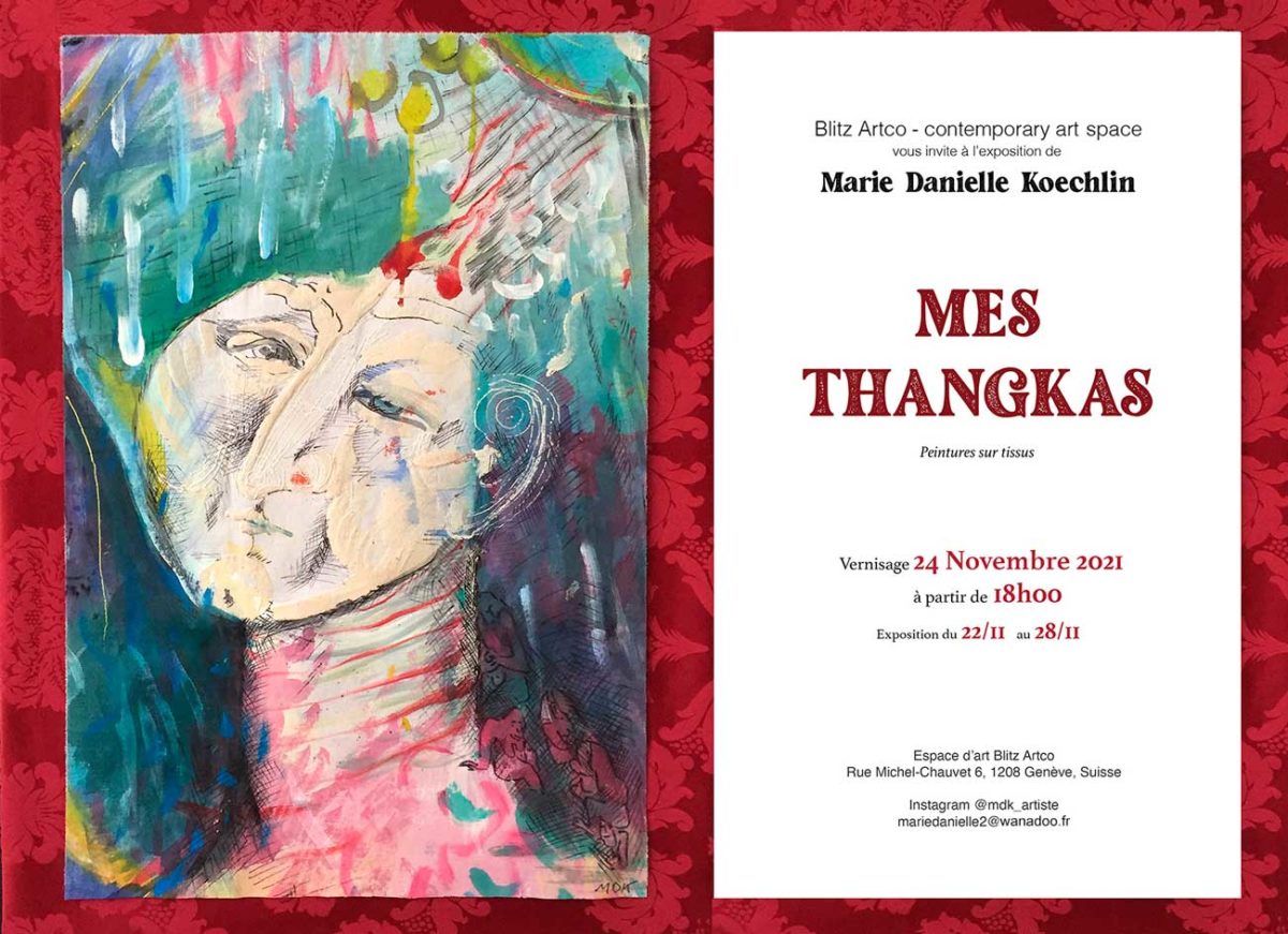 Exposition de Marie Danielle Koechlin du 22 au 28 novembre 2021 1 Annonce expo Blitz Artco